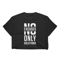 No Excuses Crop Tee