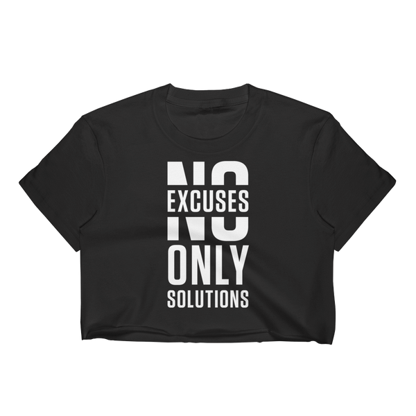 No Excuses Crop Tee