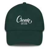 Create or Die Dad Cap